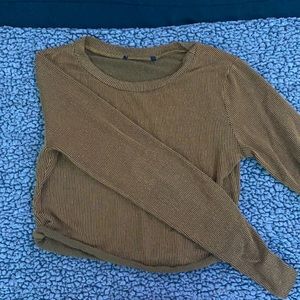 CUTE YELLOW STRIPE SHIRT